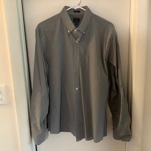 J Crew - Grey Slim Button Down
